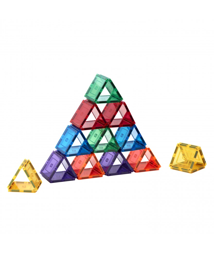 Learn & Grow Toys - Magnetic Tiles - Small Square Pack (36 Piece)