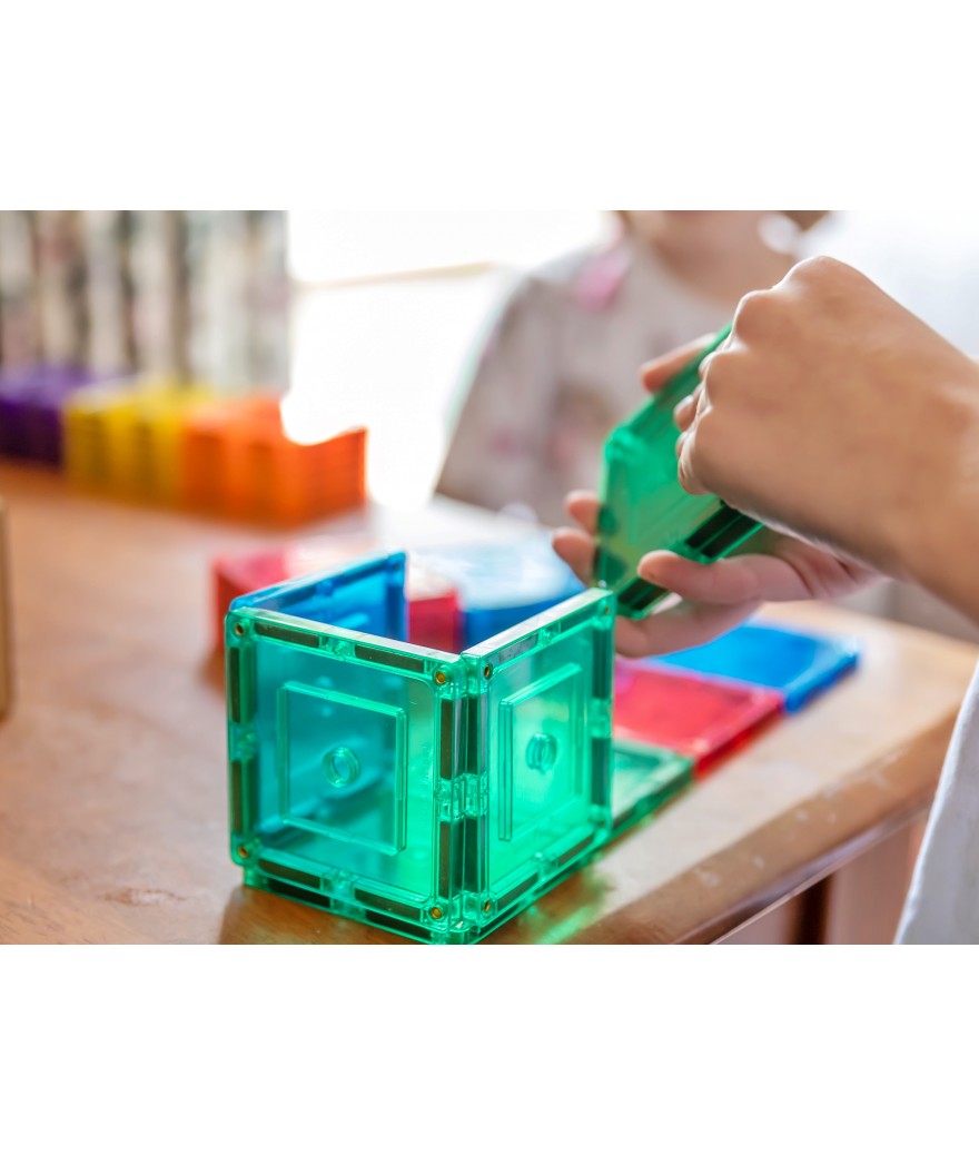 Learn & Grow Toys - Magnetic Tiles - Small Square Pack (36 Piece)