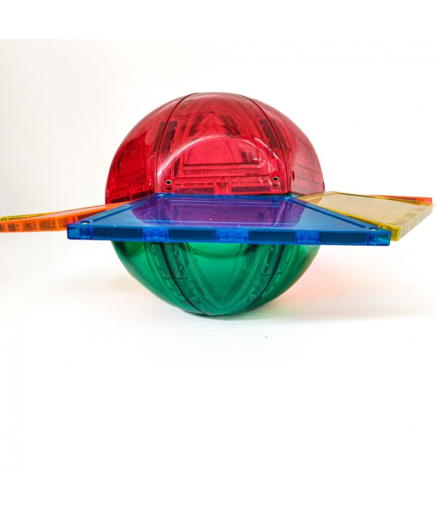 Learn & Grow Toys - Magnetic Tiles - Dome Pack (18 Piece)