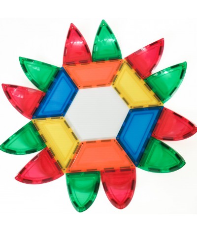 Learn & Grow Toys - Magnetic Tiles - Dome Pack (18 Piece)