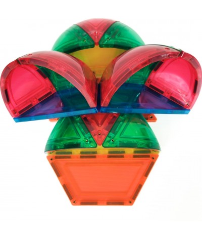 Learn & Grow Toys - Magnetic Tiles - Dome Pack (18 Piece)
