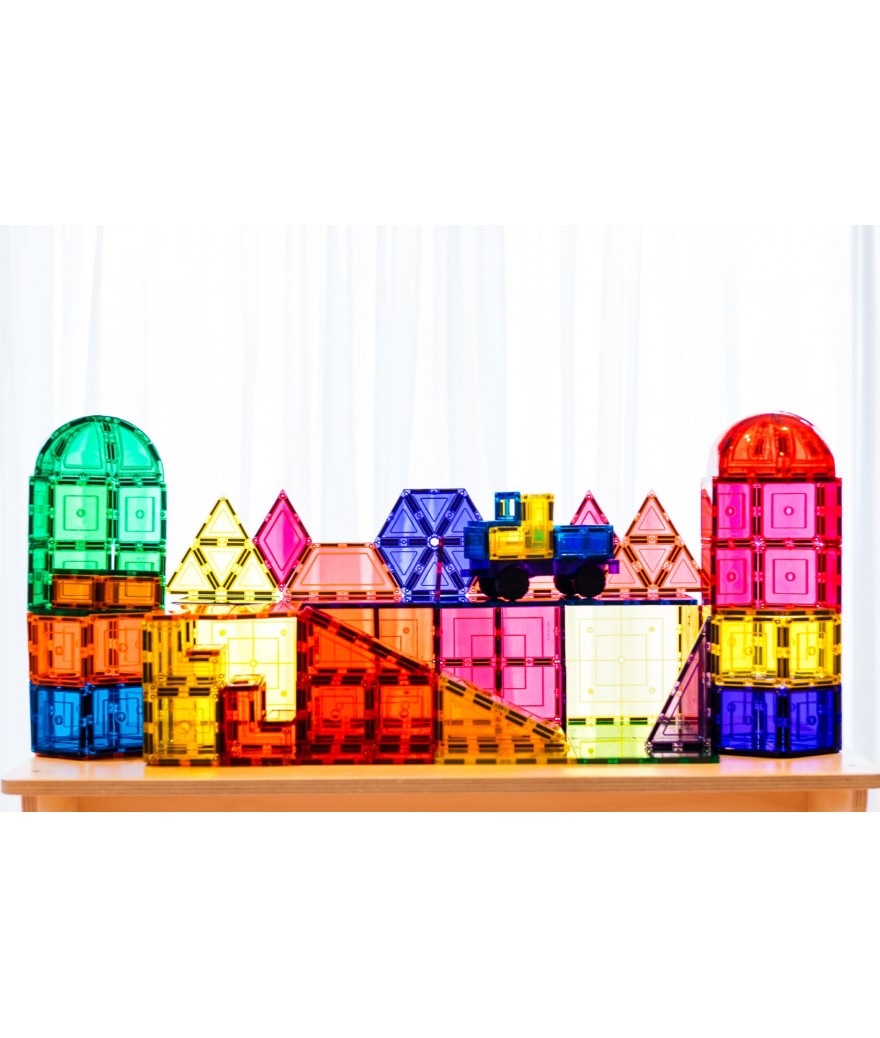 Learn & Grow Toys - Magnetic Tiles - Dome Pack (18 Piece)