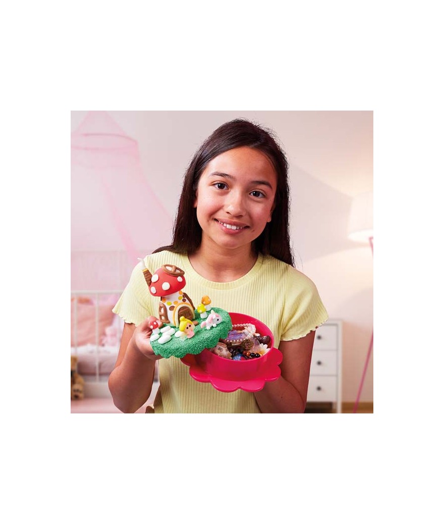 Brainstorm - My Very Own Fairy Cottage Keepsake Box - Maak zelf een sprookjeshuisje met glow-in-the-dark klei