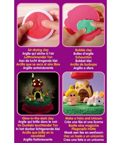 Brainstorm - My Very Own Fairy Cottage Keepsake Box - Maak zelf een sprookjeshuisje met glow-in-the-dark klei
