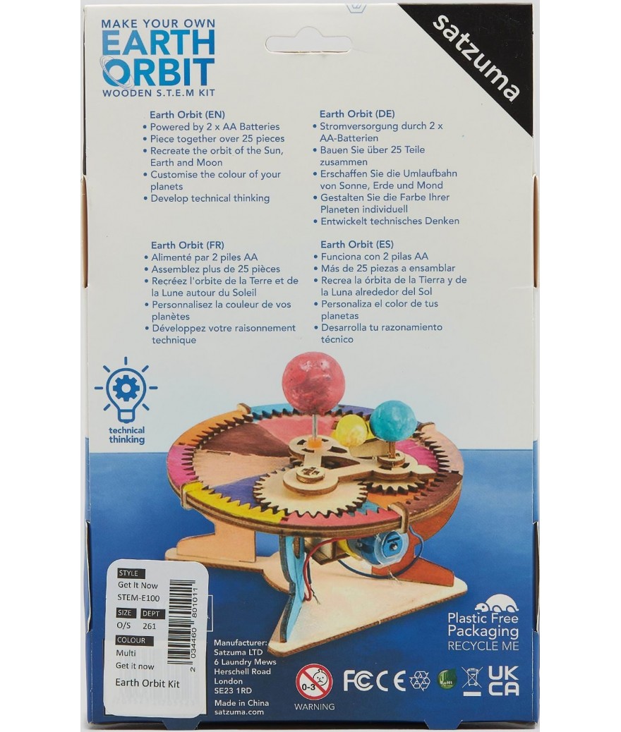 Satzuma - STEM - Earth Moon Sun Orbit