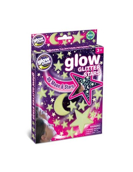 Glow Glitter Stars