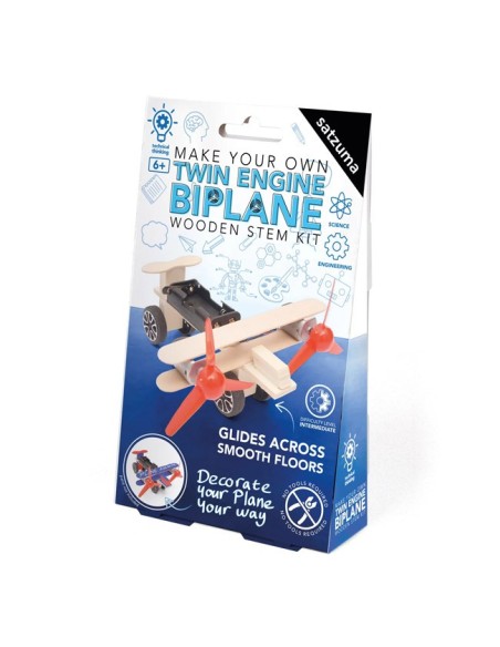 Satzuma - STEM - Make Your Own Twin Engine Biplane