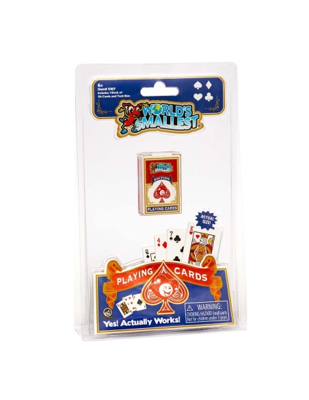 World's Smallest Playing cards