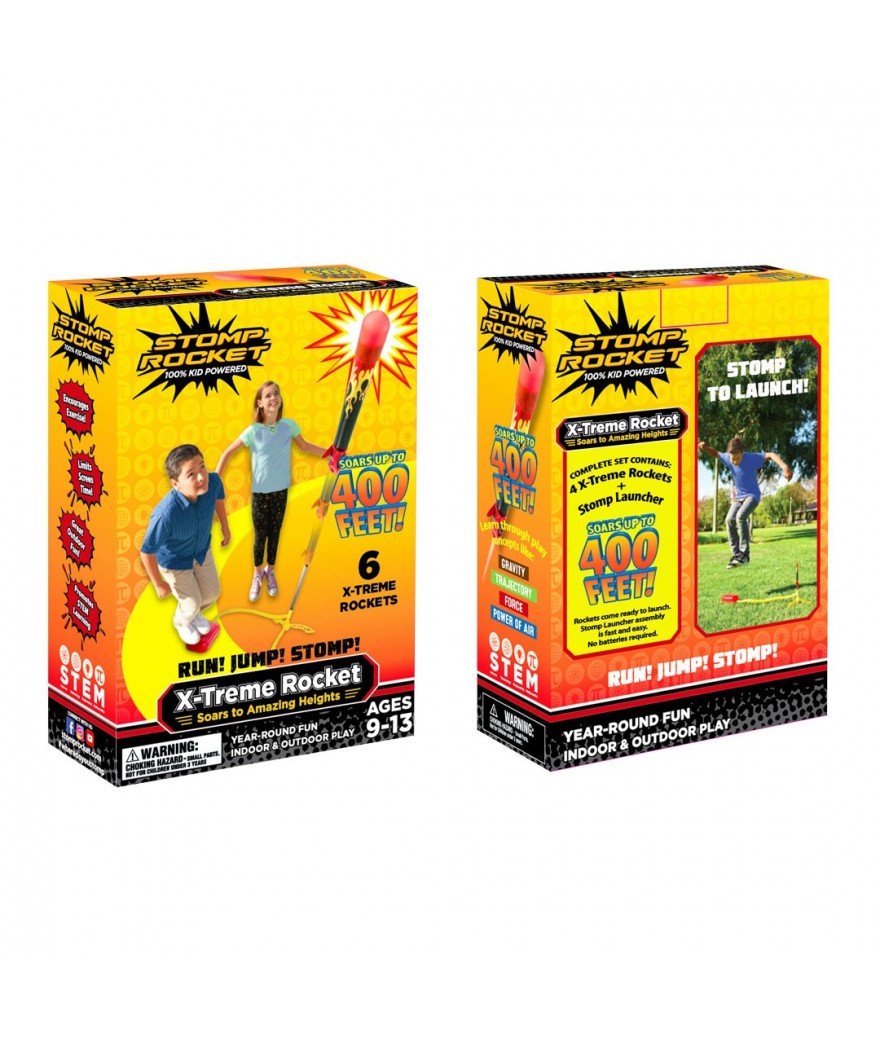 Stomp Rocket X-Treme, 6 Rockets